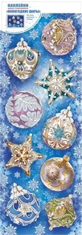 Новогодние наклейки на окна "Новогодние шары" 079.323 079.323