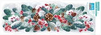 Новогодняя двухсторонняя наклейка "Новогодние ветки" 079.305 079.305
