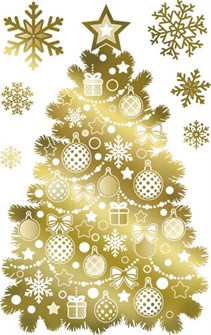 Новогодние наклейки 