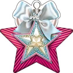 Новогоднее украшение на скотче 