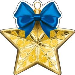 Новогоднее украшение на скотче 