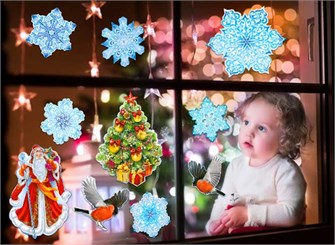 Набор украшений на скотче 