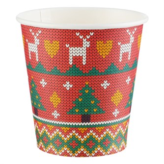 Праздничные бумажные стаканы 