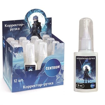 74743 Корректор-ручка 6 мл, с металлическим наконечником, в дисплее 74743