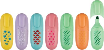 {{photo.Alt || photo.Description || '89809 Маркер текстовыделитель Мини, пастельные цвета ассорти, в друме'}}