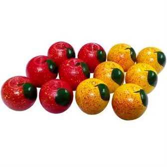 Счетный материал Яблочки(12 шт)(RNToys) Д-713 478-439