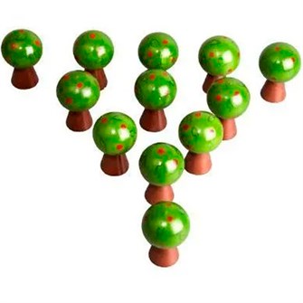 Деревянный Счетный материал Деревья (12 шт) RNToys Д-531. 478-081