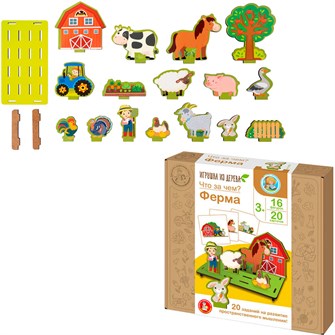 {{photo.Alt || photo.Description || 'Деревянная Игра развивающая Что за чем? Ферма 19 эл 05946'}}