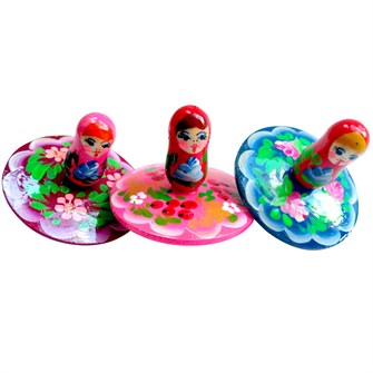 Деревянный Волчок Матрешка 1794 478-715