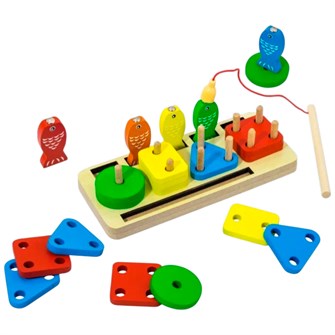 Деревянный Магнитная рыбалка Человечки МР05 478-722