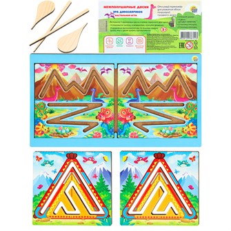 Деревянная Игра Межполушарная доска Эра динозавриков Н00175 179-999