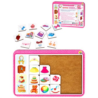Деревянная Игра развивающая Ассоциации для маленькой принцессы Н00176 978-215