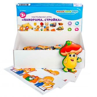 Деревянная Игра развивающая Панорама.Стройка 151104 380-803