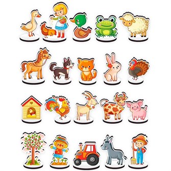 Деревянный Игровой набор Ферма 8769 /28 478-380