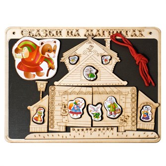 Деревянная сказка на магнитах Теремок К-0543/8 278-944