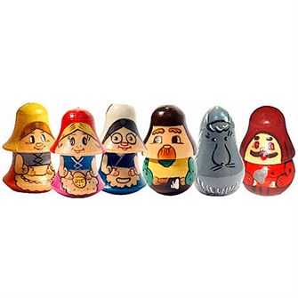 Деревянный Пальчиковый театр Красная шапочка 1866 380-997