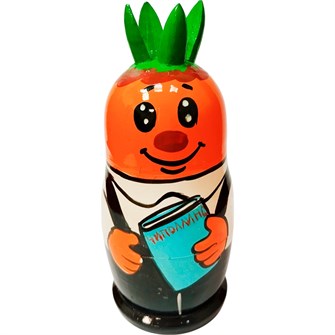 Деревянная матрешка Чиполлино малый 5 в 1 123749 478-471