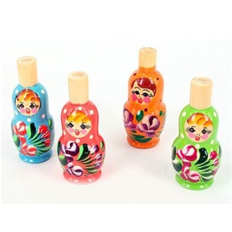 Деревянная свистулька Матрешка. 7882 280-340