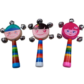 Деревянный музыкальный инструмент Бубенцы 14.5см И-0431 178-943