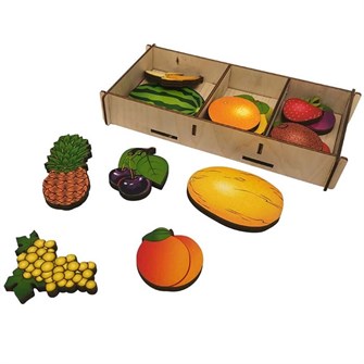 Деревянный Набор Фрукты на магнитах 15 дет. 8405 380-234