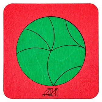 Деревянная головоломка Круг Вьетнамская игра ДИ2507 378-489