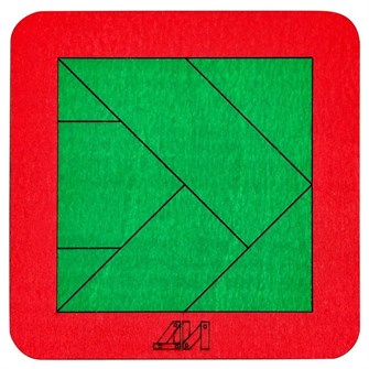 Деревянная головоломка Квадрат ДИ2509 378-487