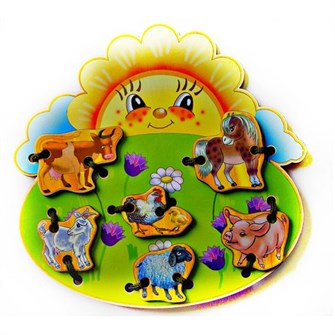 Деревянная шнуровка На лугу 7785 278-777