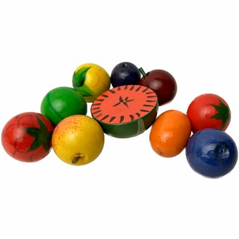 Деревянный Счетный материал Ягоды 10 штук 8702 478-913