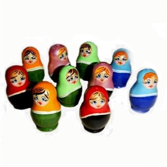 Деревянный счетный материал Матрешки Р-45/926 278-606