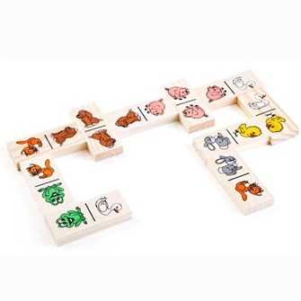 Деревянное домино Животные 5555-1 278-390