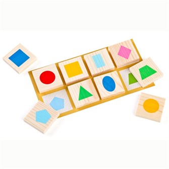 Деревянное лото Геометрические фигуры 6-2222-4 278-400