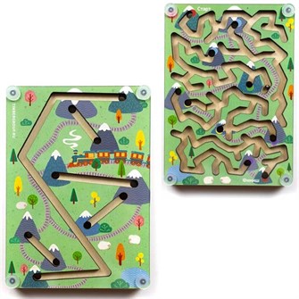 Деревянный лабиринт с шариком 