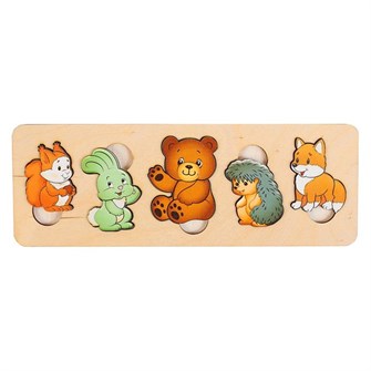 Деревянная рамка вкладыш Дикие животные 7995/45 280-955