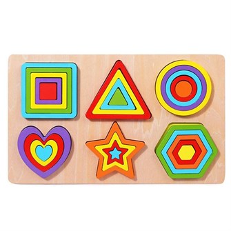 Деревянная рамка вкладыш Фигуры 141V-731 478-475