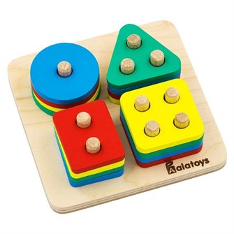 Деревянная логическая игрушка сортер ПЗЛ3516 /18/ 379-173