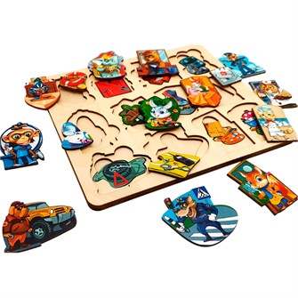 {{photo.Alt || photo.Description || 'Деревянная рамка вкладыш Кто есть кто? Профессии 24 дет. 8285 /52/'}}