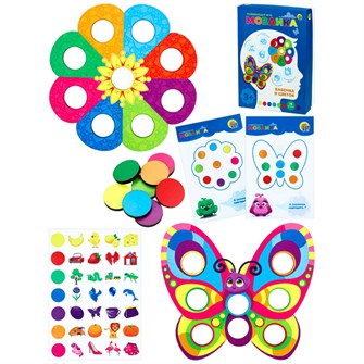 Деревянная Мозаика Бабочка и цветок Н00177 978-214