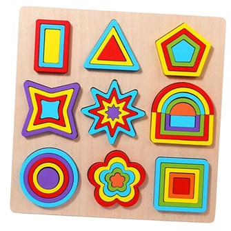 Деревянная рамка вкладыш Фигуры 141V-727 478-474