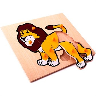 Деревянная Лев Рамка вкладыш 1413 478-191