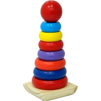 Деревянная Пирамидка 20х9х9см. И-0399 179-949