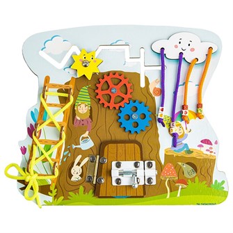 Деревянный Бизиборд Бизи-Пень БЗ-002 380-307