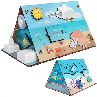 Деревянный Бизиборд Морские приключения БЗ-003 380-305