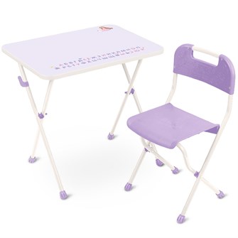Набор мебели для детей КА2/СН сиреневый /Ника/ 198-252