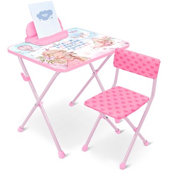 Набор мебели для детей КУ1/МП2 Маленькая принцесса-2 /Ника/ 198-133