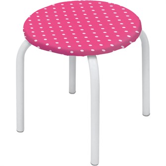 Табурет ТМ/6 горошек на розовом /Ника/ 198-233