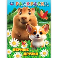 Раскраска 9785506105596 Верные друзья. 602-359
