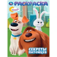 Раскраска 9785506106593 Секреты питомцев 601-943