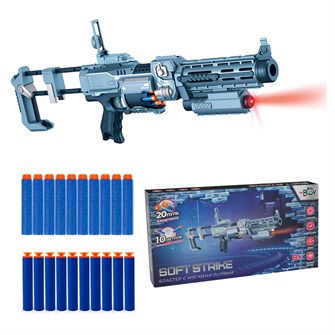 {{photo.Alt || photo.Description || 'Автомат MR BOY 7080YSZC SOFT STRIKE  с мягкими пулями в кор.'}}