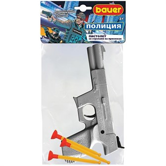Пистолет Bauer 728 Полицейский большой со стрелами на присосках 335-247