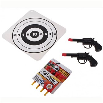 Пистолет Спецагент 2шт с мишенью 133 Bauer 236-155